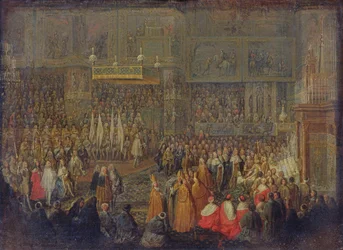 Krönung Ludwigs XV. (1710-74), 25. Oktober 1722, 1735